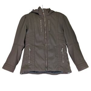 Marker Brown Ski Snowboard‎ Jacket Polyamide Elastin Insulated Women's Size 8